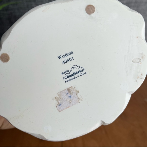 Cloudworks "Wisdom" Silver Angel Figurine Retired 2003 Grandmother Gift - Picture 3 of 6